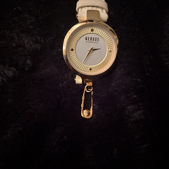 Versus Versace Gold and White Women\'s Watch
